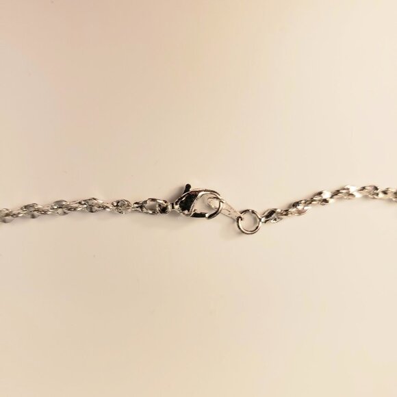 Vintage 1998 Repro Titanic Movie Blue Heart of the Ocean Necklace BC Lind Signed - Picture 8 of 9